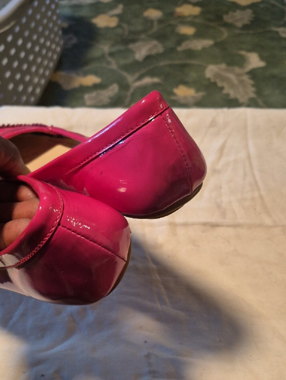 COACH Pink Patent Leather Penny Loafers - Picture 7 of 11